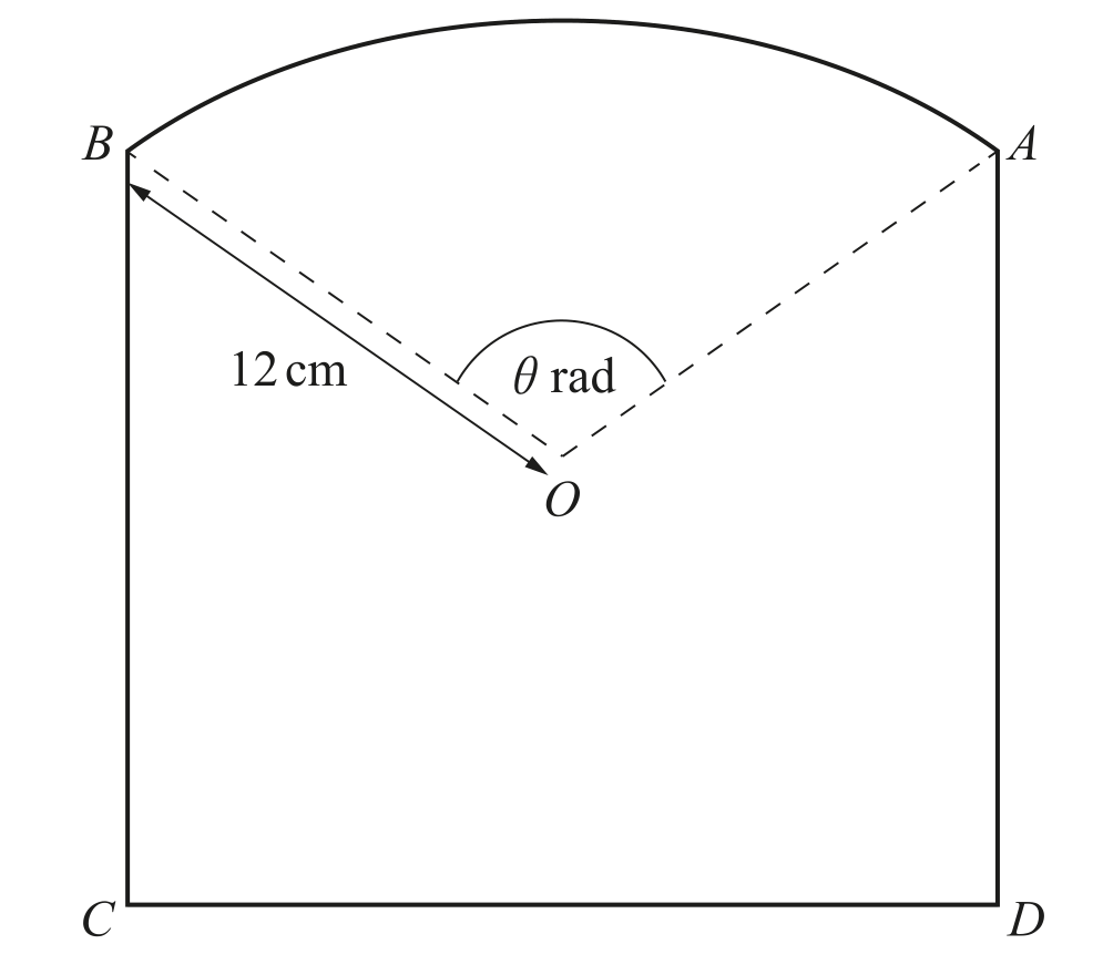 Solved The Diagram Shows A Sector AOB Of The Circle Centre O