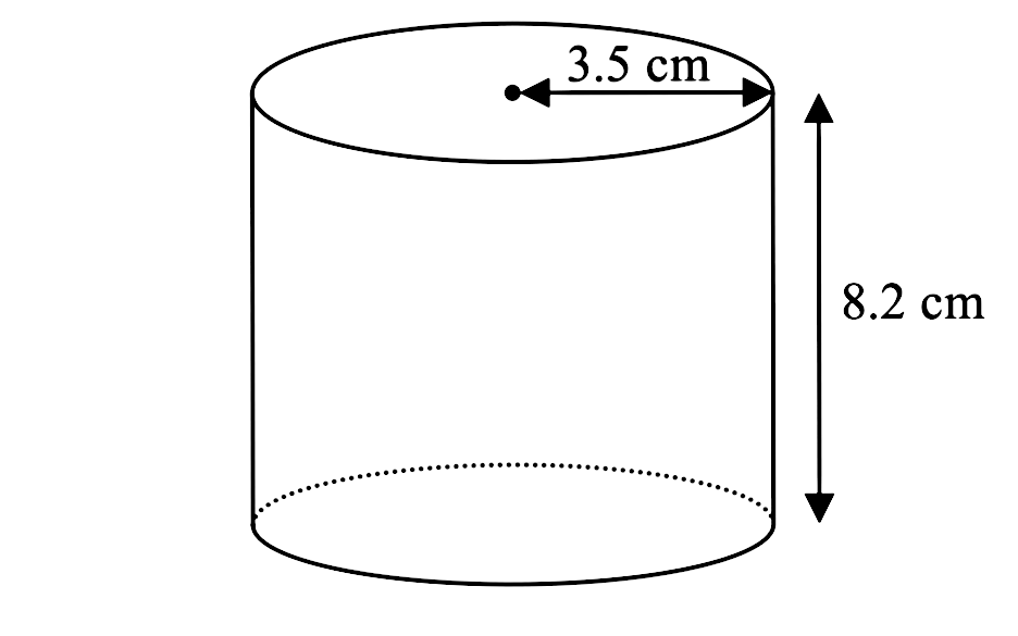 Solved A Solid Cylinder Has Radius Cm And Height Cm Work