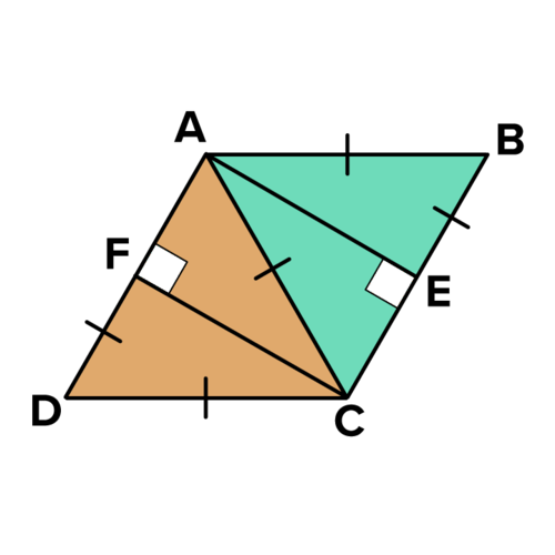 Solved The Figure Below Is Made Up Of Two Equilateral Triangles That