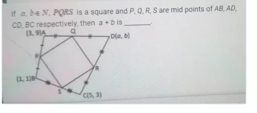 If A Bin N Pqrs Is A Square And P Q R S Are Mid Points Of Ab Ad Cd Respectively Then A B Is Snapsolve If A Bin N Pqrs Is A Square And P Q R S Are Mid Points Of Ab Ad Cd Respectively Then A B Is Snapsolve