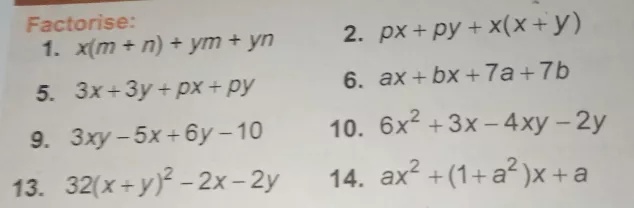 The Factorization Of X 2 Xy 2x 2y Is Snapsolve