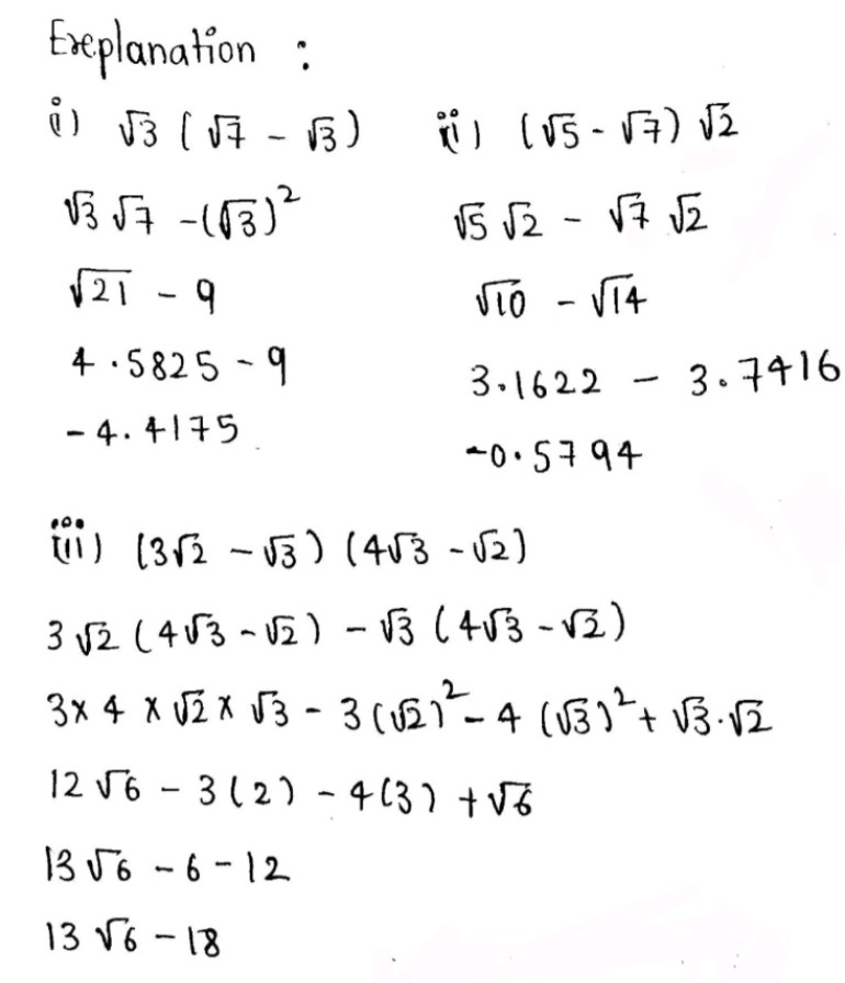 1 Multiply 1 7 3 2 Rationalize The Denominator Ii 5 7 2solve Ii 3 2 1 3x 511 Snapsolve