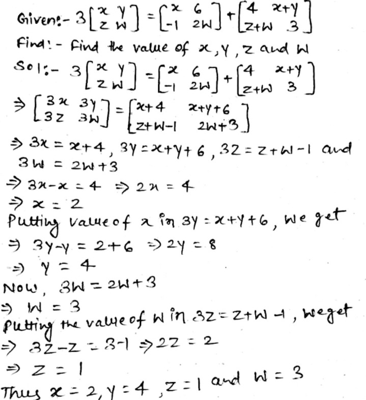 12 R 33xxy Z Wend Bmatrix Begin Bmatrix X 6 1 2wend Bmatrix Begin Bmatrix 4 X Y Z W 3end Bmatrix 多计x Y Z W市听f对子 Snapsolve