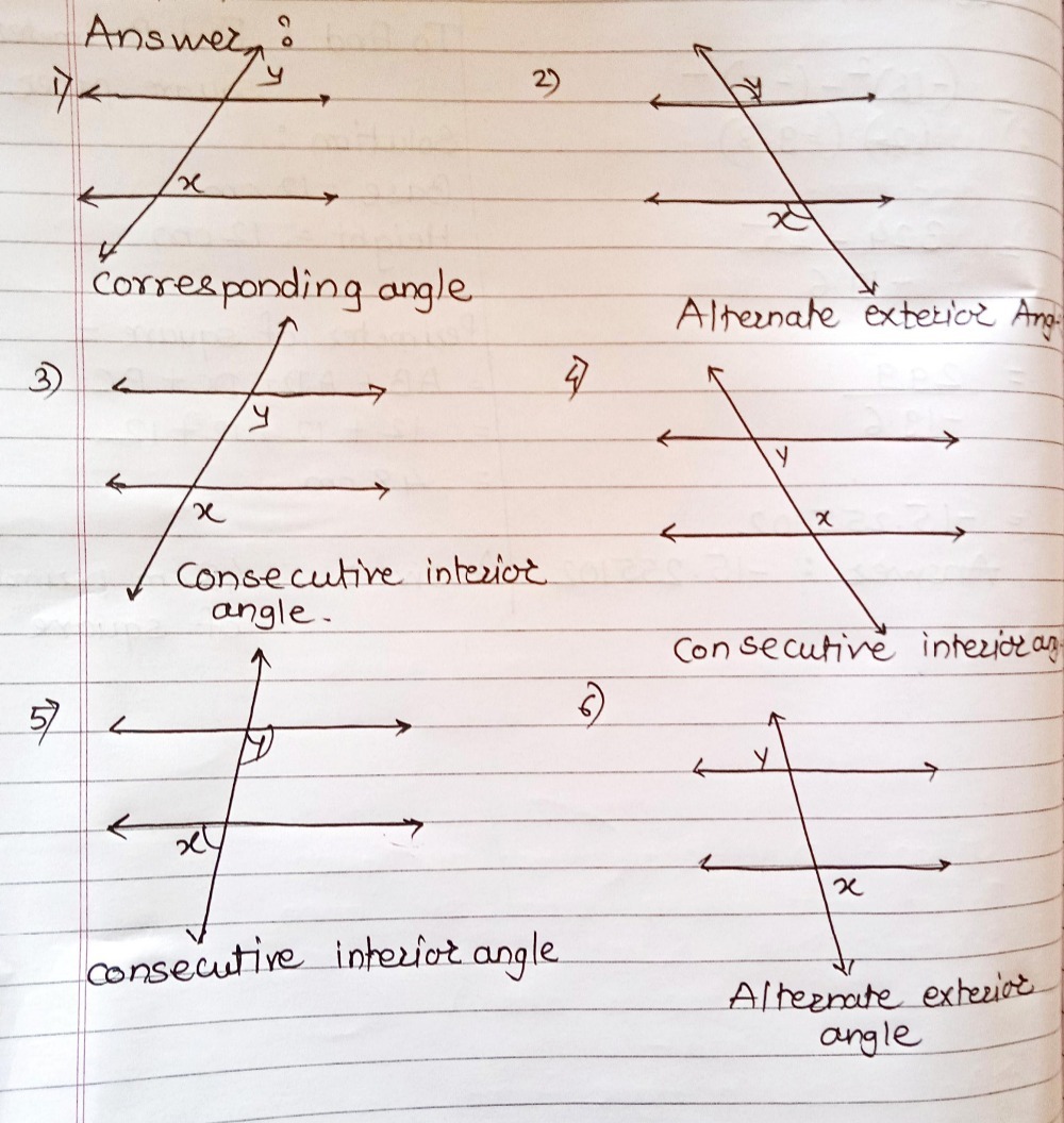 Solved: Identify each pair of angles as corresponding, alternate ...