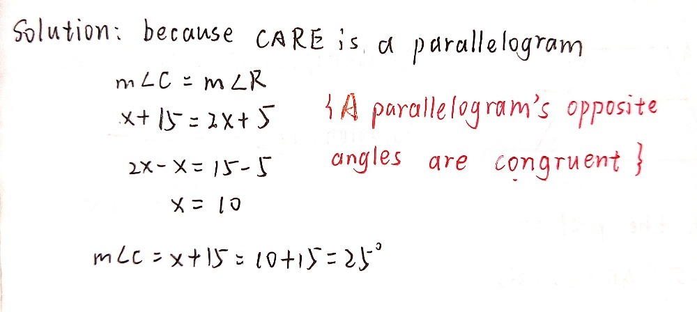 If Mangle C X 15 And Mangle R 2x 5 What Is Mangl Gauthmath