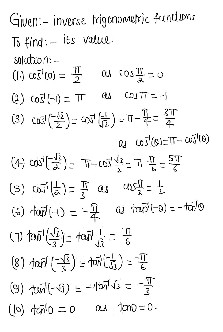 Find The Exact Value Of Cos 1x Find The Exact Va Gauthmath