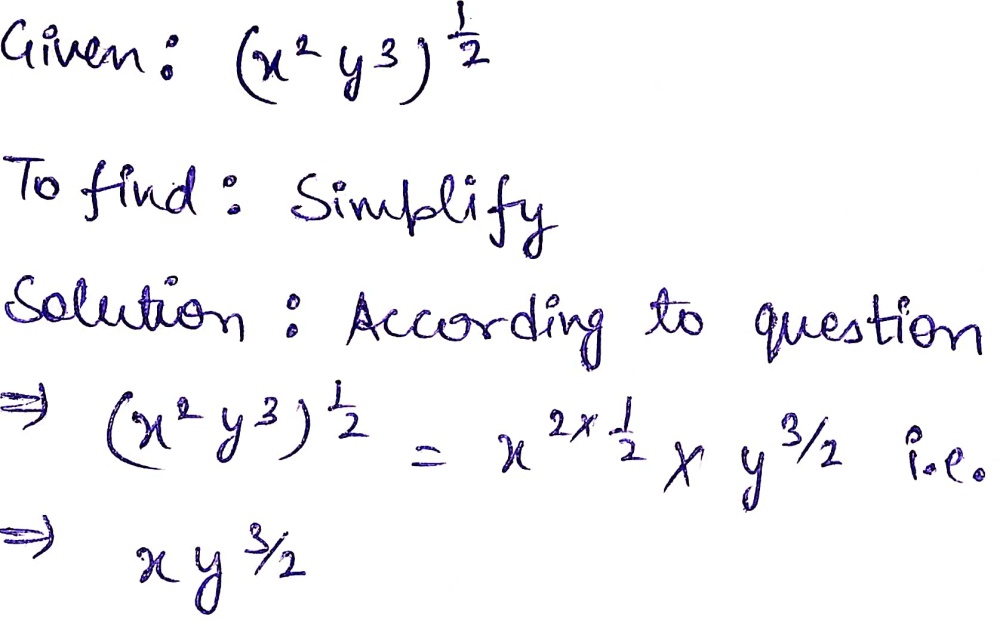 5 Simplify X2y3 1 2 Xy 3 2 X2y 3 2 A B Y 3 Gauthmath