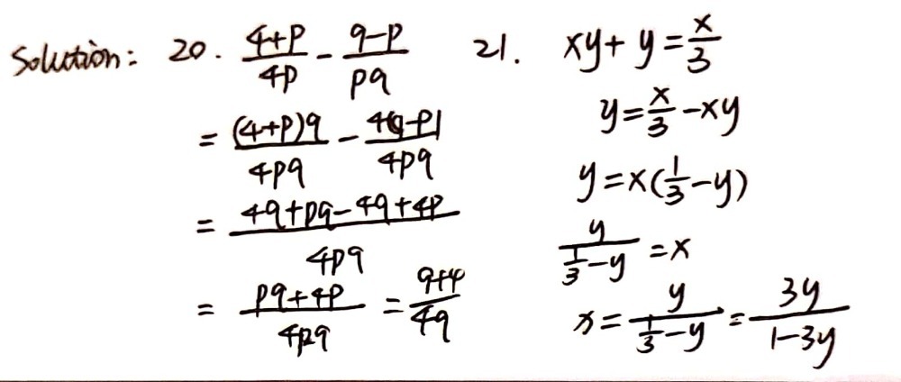Express 4 P 4p Q P Pq As A Single Fraction Gauthmath