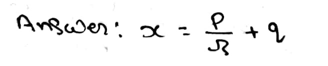 X Of U Make Ae The Subject Of The Formula P X Q Gauthmath