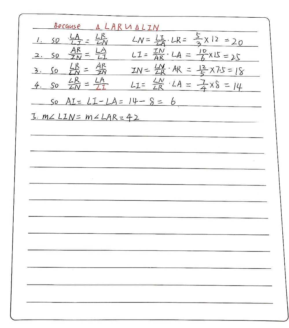 1 La 3 Li 5 Lr 12 Ln 2 Ar 6 In 10 La 15 Li 3 Gauthmath