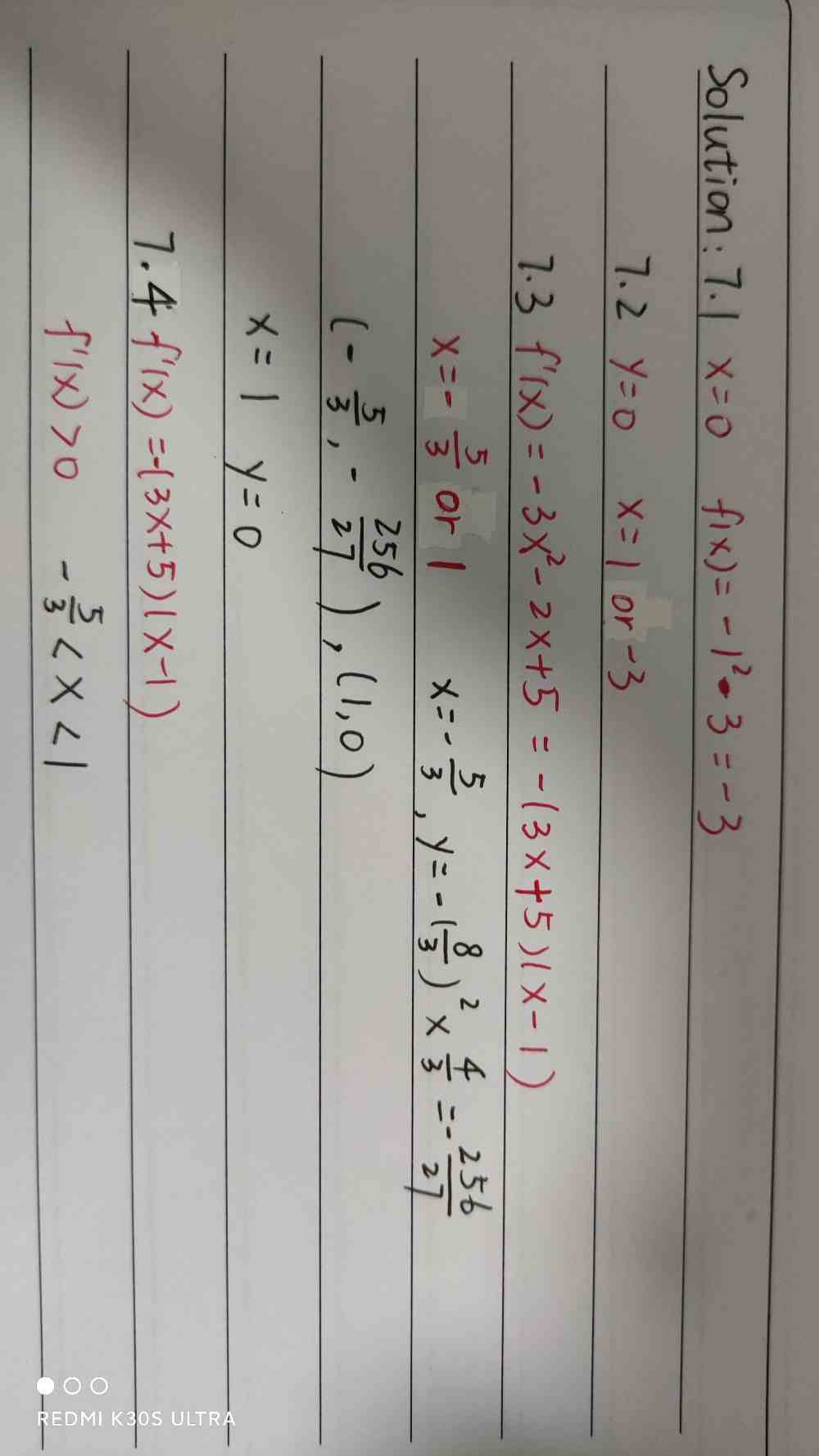 Question 7 Given Function F Defined By Fx X 12x Gauthmath