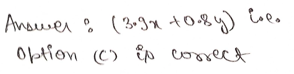 3 Simplify 4x 5 2y 6y 7 9x 8x A 4 7xy B 1 3x Gauthmath