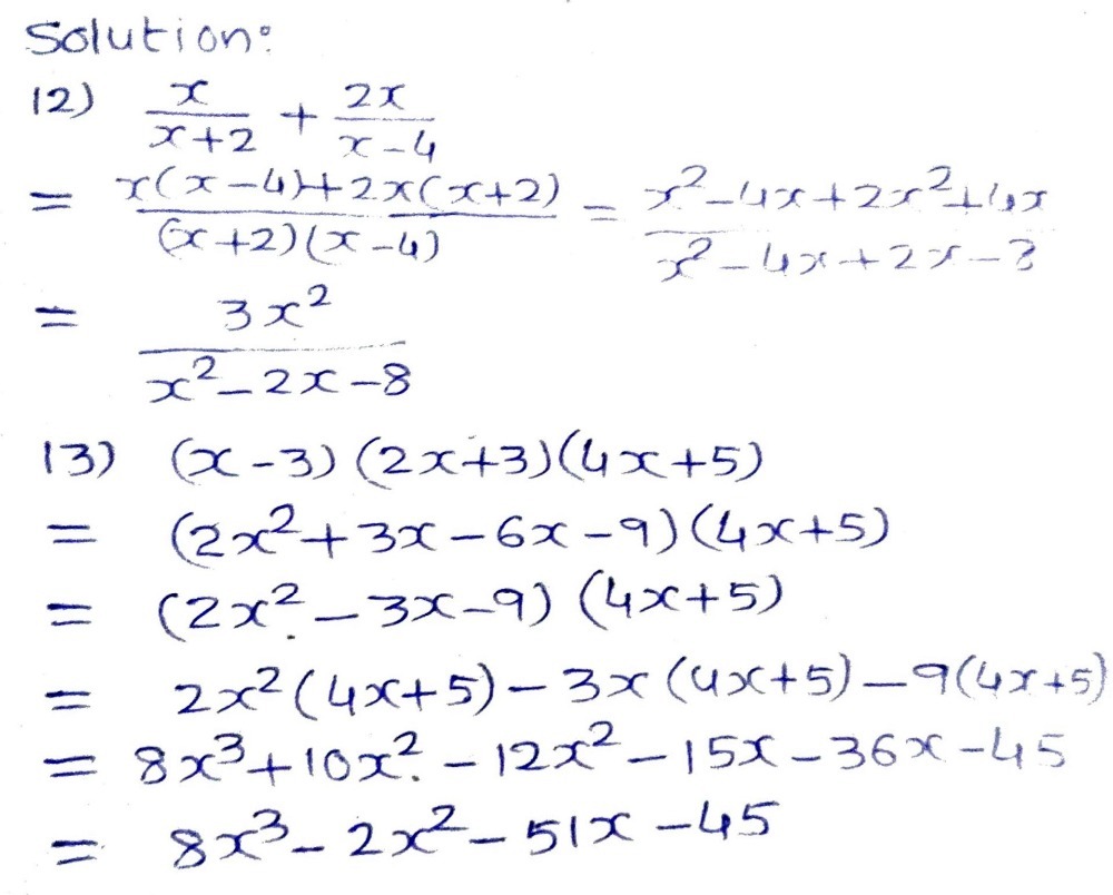12 A Express X X 2 2x X 4 As A Single Fraction Gauthmath