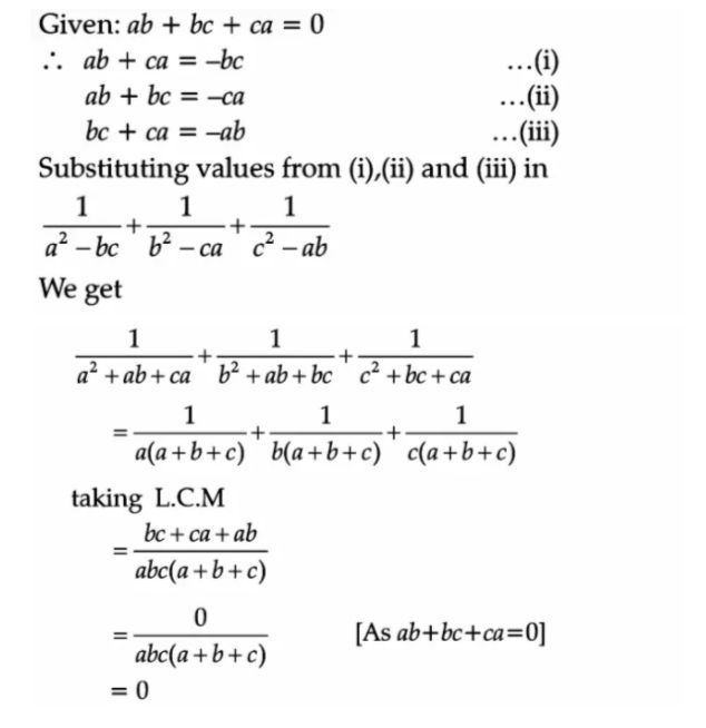 If Ab Ca 0 Then Find The Value Of Dfrac 1 A 2 Dfrac 1 B 2 Ca Dfrac 1 C 2 Ab Snapsolve