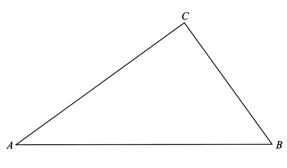 Solved: The diagram shows the triangle (ABC). Showing all of your ...