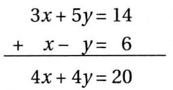 If 3x 5y 14 And X Y 6 What Is The Average Of X A Gauthmath