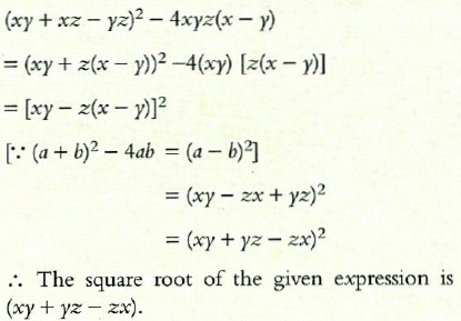 The Square Root Of Xy Xz Yz 2 4xyz X Y Is A Xy Yz 2xyz B X Y 2xy C Xy 3 Y D Xy Yz Zx Snapsolve