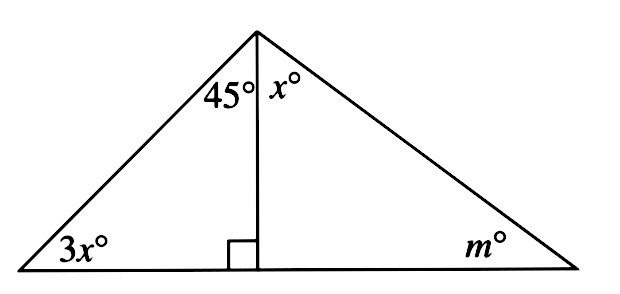 In The Figure Above What Is The Value Of M A 15 B 30 C 45 D 60 E 75 Snapsolve