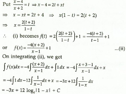 If F X 4x 2 2x 1 X R 1 2 Then F X Dx Is Equal To Where C Is A Constant Of Integration A 12log 0 1 X 3x C B 12log 0 1 X 3x C C 12log 2 1 X 3x C D 12log K 1 X 3x C Jee Main