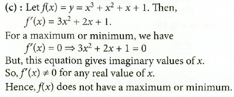 If Y X 3 X 2 X 1 Then Y A Has A Local Minimum B Has A Local Maximum C Neither Have A Local Minimum Nor Local Maximum D None Of These Snapsolve