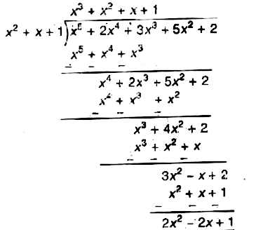 Give Examples Of Polynomials P X G X Q X And R X Which Satisfy The Division Algorithm And Deg Q X Deg R X Snapsolve