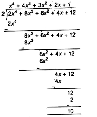 Give Examples Of Polynomials P X G X Q X And R X Which Satisfy The Division Algorithm And Deg Q X 0 Snapsolve