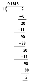 Write The Following In Decimal Form And Say What Kind Of Decimal Expansion Each Has Frac 2 11 Snapsolve