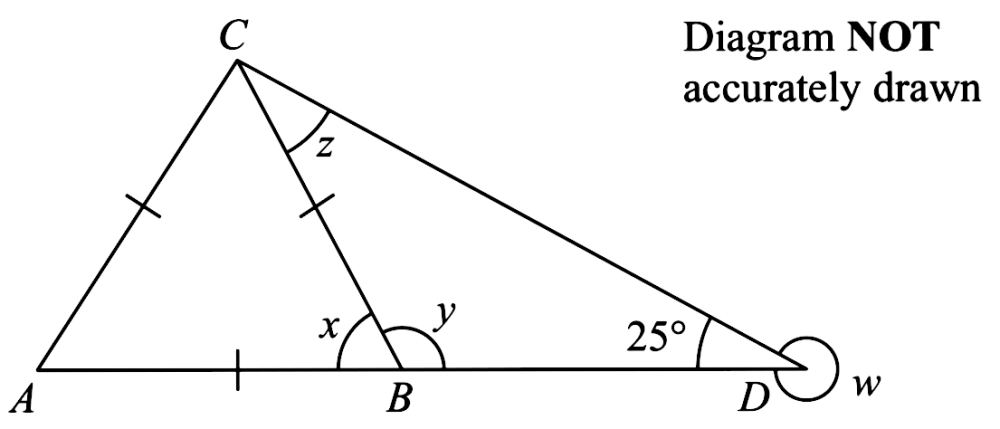 In The Diagram Abd Is A Straight Line Ab Ca An Gauthmath