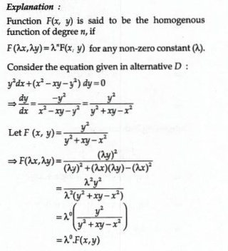 Which Of The Following Is A Homogeneodifferential Equstion 2 4x 6y 5 Dy 3y 2x 4 Dx 0 B Xy Dx X 3 Y 2 Dy 0 C X 3 2y 2 Dx 2xy Dy 0 D Y 2 Dx X 3 Xy Y 2 Dy 0 Snapsolve