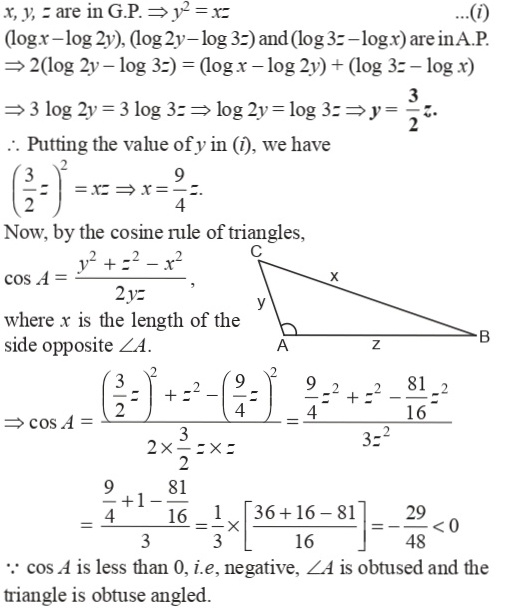 If X Y Are In G P And Tex Log X Log 2y Tex Tex Log 2y Log 3 Tex And Tex Log 3 Log X Tex Are In A P Then X Y Are