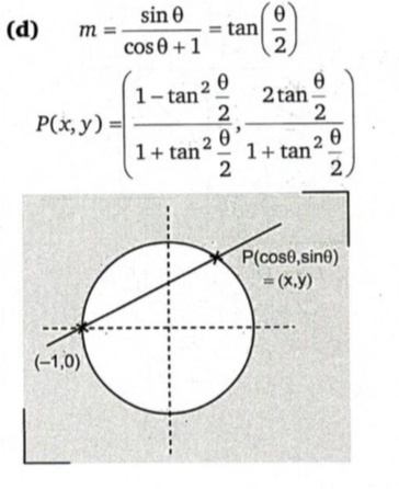 Let C Be A Circle X 2 Y 2 1 The Line L Intersects C At The Point 1 0 And The Point P Supposethat The Slope Of The Line L Is A Rational Number M Number