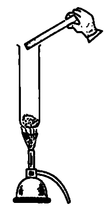 A student heated ferrous sulphate crystals in a test tube, and tested ...