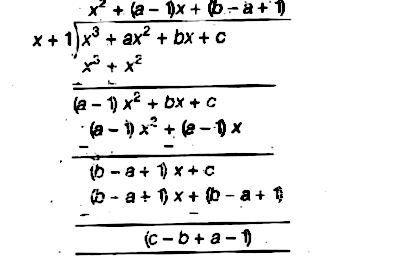 If One Of The Zeroes Of The Cubic Polynomial X 3 Ax 2 Bx C Is 1 Then The Product Of The Other Two Zeroes Is A B A 1 B B A 1 C A B 1 D A B 1 Snapsolve