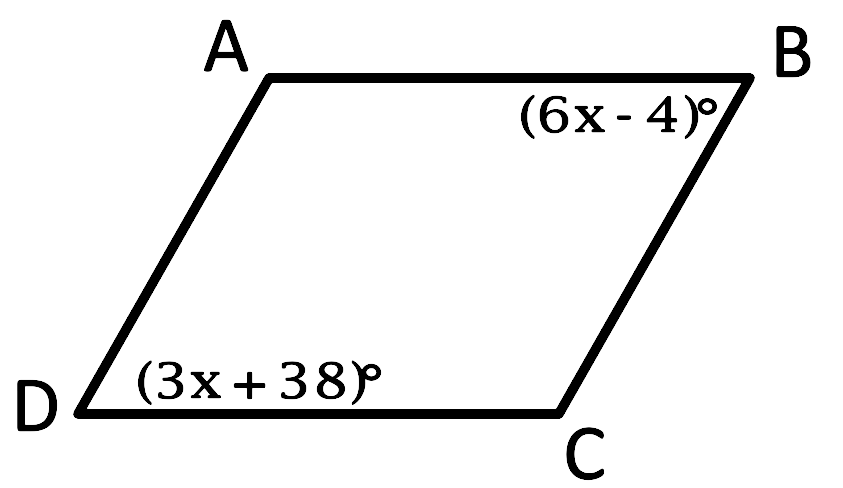 Solved: Find each value using parallelogram (ABCD). (m∠ ADC ...