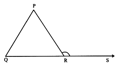 Question: In the given figure, angle PRS=angle QPR+angle ___