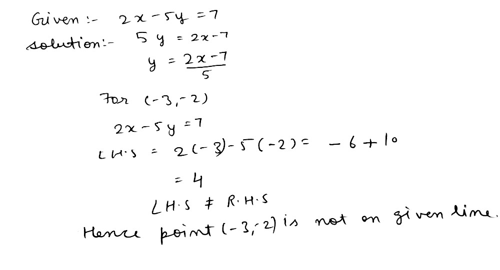 22 Expand 2x 5y 3z 23 Express Y In Terms Of X Given That 2x 5y 7 Check Whether The Point 3 2 Is On The Givenline 24 In The Given Figure Lines Xy And Mn Intersect