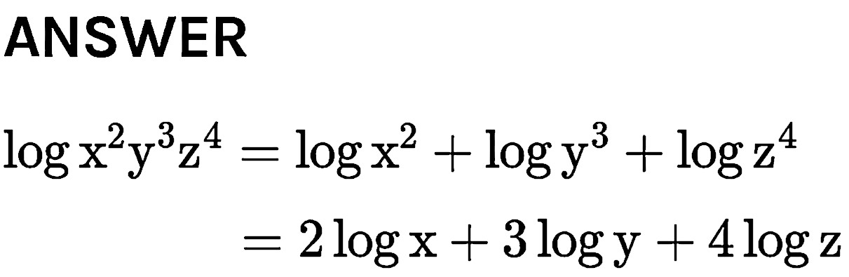 Expand Log X2 Y3 Z4 Snapsolve