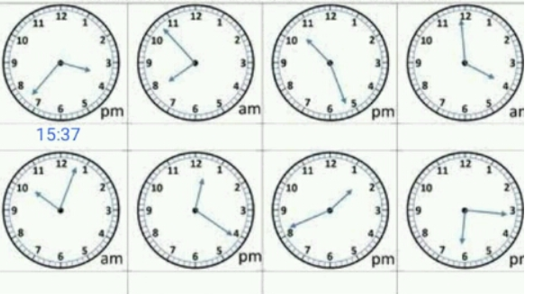 convert these 24 hour clock times to am and pm times 1 13 41 01 41 pm 2 17 50 underline quad 3 04 32 underline quad 4 12 36 underline quad 5 23 25 underline quad 6 08 53 underline quad 7 00 51