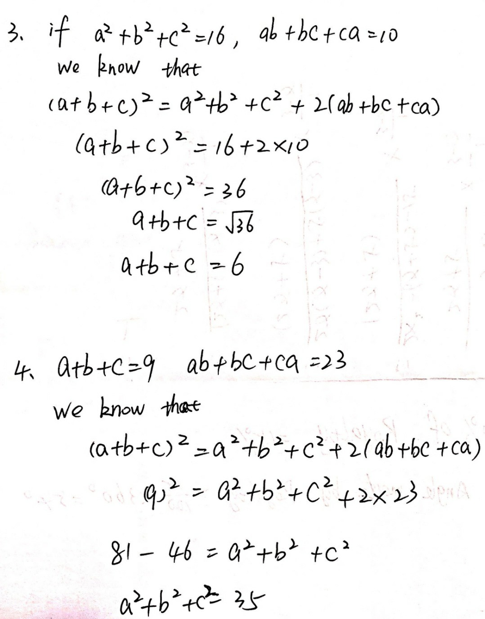 1 1f A 2 B 2 C 2 16 And Ab Ca 10 Find The Value Of A B C 2 Lf A B C 9 And Ab Ca 23 Find The Value Of A 2 B 2 C 2 Snapsolve 1 1f A 2 B 2 C 2 16 And Ab Ca 10 Find The Value Of A B C 2 Lf A B C 9 And Ab Ca 23 Find The Value Of A 2 B 2 C 2 Snapsolve