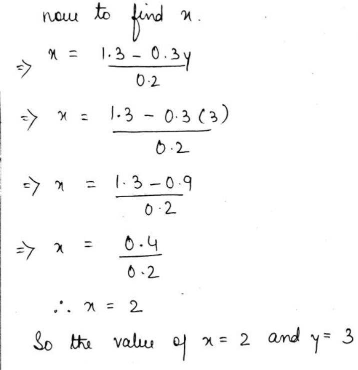 Solve The Following Pair Of Linear Equation By Substitution Method I X Y 2 3x 2y 16 Ii 7x 4y 3 X 2y 3 Iii 3x 7y 37 5x 6y 39 Iv Frac 3x 4y 2 10 Frac 3x 4y 4 4 V Y Frac 2 3 X 6 3 2y 4x Vi 3x Frac Y 7 11 8 2y Frac X