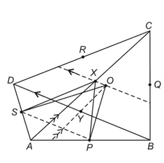 Let Abcd Be A Quadrilateral And X And Y Are The Mid Point Of Ac And Respectively The Lines Through X And Y Respectively Parallel To And Ac Meet At O