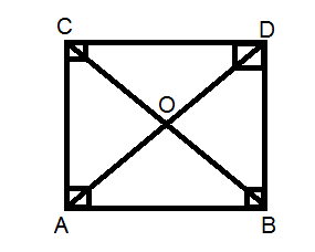 Solution for In a square ABCD, the diagonals meet at point O. The Delta AOB is （   ）A. Isosceles triangle.B. Equilateral triangle.C. Isosceles triangle but not right triangle.D. Scalene right triangle.