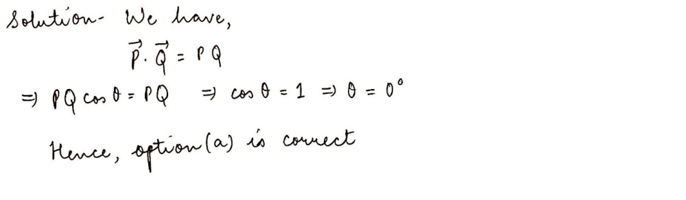 If Overrightarrow P Overrightarrow Q Pq Then Angle Between Overrightarrow P And Overrightarrow Q Is A 0 B 30 C 45 D 60 Snapsolve If Overrightarrow P Overrightarrow Q Pq Then Angle Between Overrightarrow P And Overrightarrow Q Is A 0 B 30 C 45 D 60 Snapsolve
