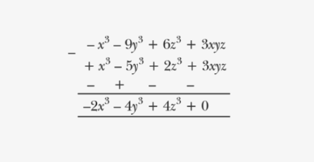 Subtract X 3 5y 3 2z 3 3xyz From The Sum Of 3x 3 7y 3 Z 3 Xyz 3x 3 Y 3 7z 3 5xyz And X 3 Y 3 2z 3 3xyz Snapsolve