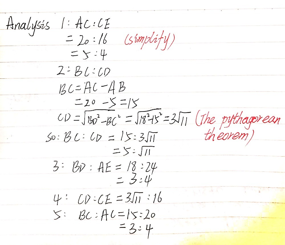 Iii Write Each Ratio In The Simplest Form 1 Ac Gauthmath