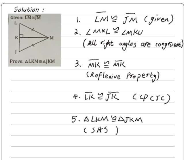 Given Vector Lm Overline Jm Prove Delta L Gauthmath