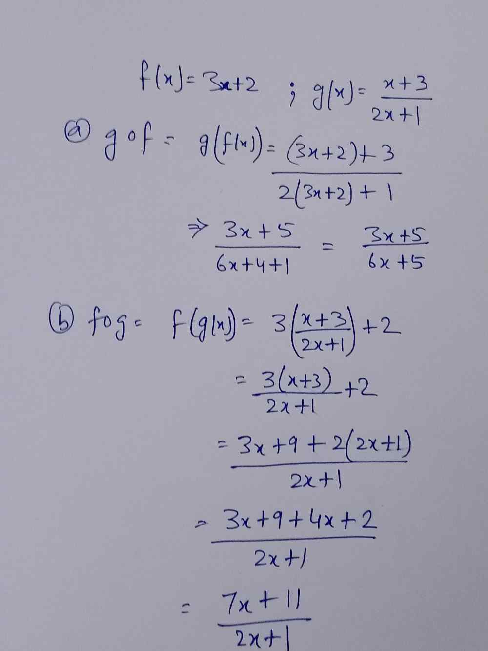 Fx 3x 2 Gx X 3 2x 1 Calcular A G F Bō F Gauthmath