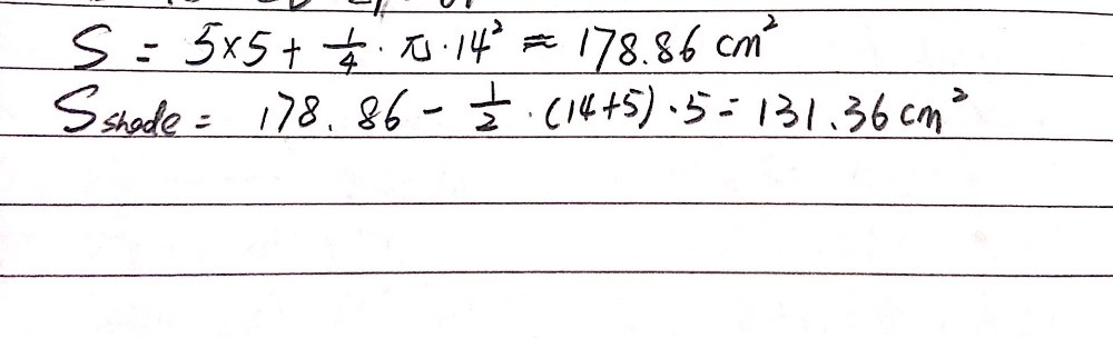 5 The Figure Below Is Made Up Of A Quadrant And Gauthmath