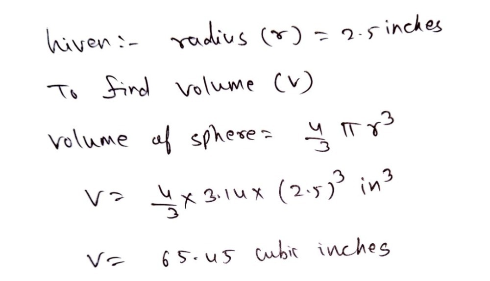 The radius of a baseball is approximately 2.5 inch - Gauthmath
