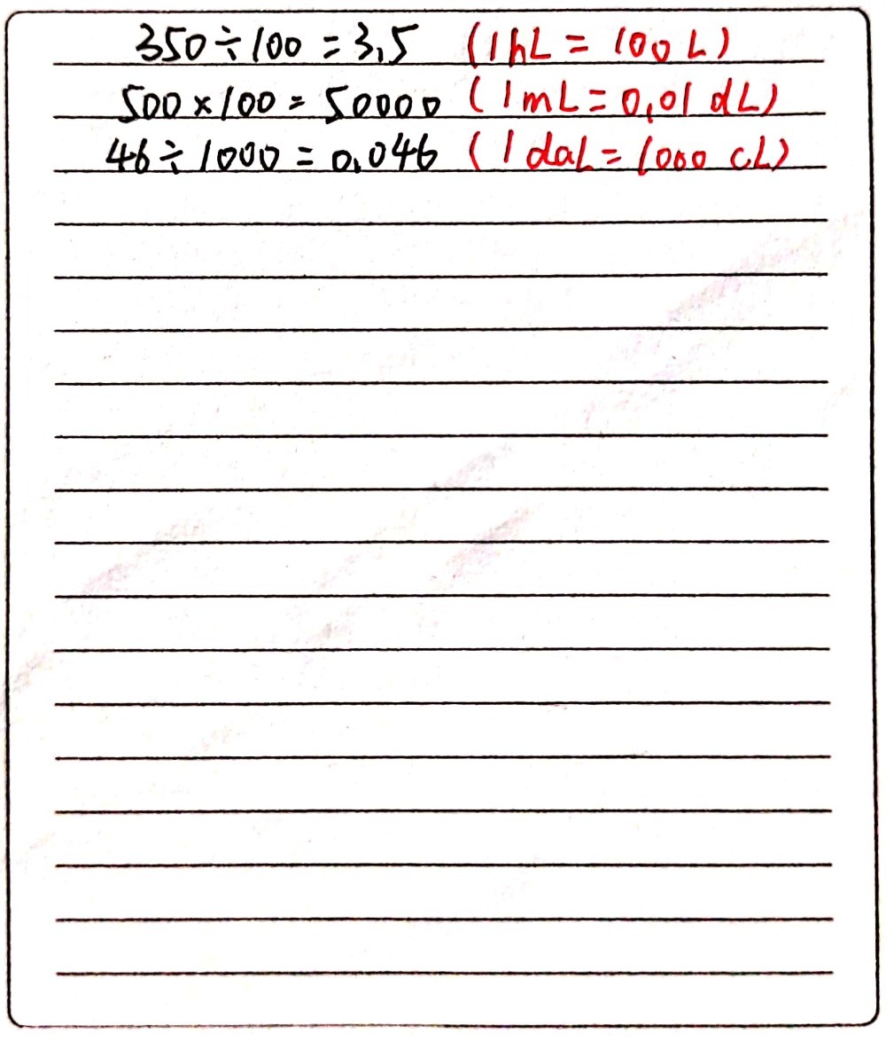 Conversion Of Units Of Measurements Learning Task Gauthmath Conversion Of Units Of Measurements Learning Task Gauthmath